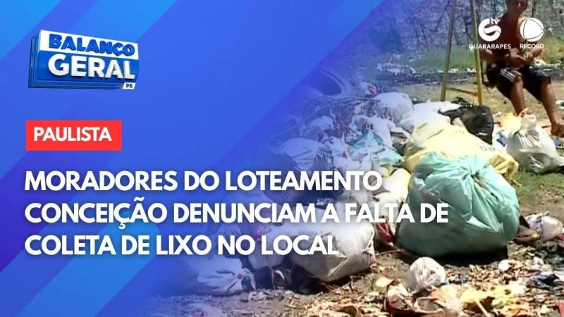 Moradores do Loteamento Conceição denunciam a falta de coleta de lixo no local