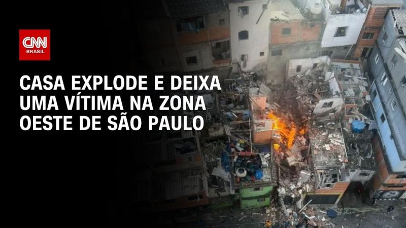 Explosão atinge casas e deixa um morto na zona Oeste de São Paulo