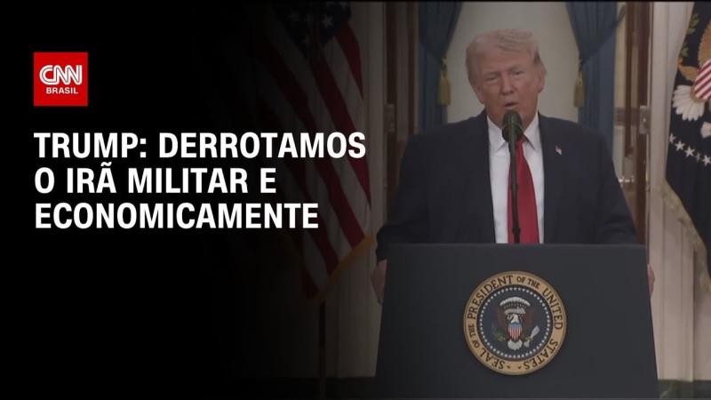 Derrotamos o Irã militar e economicamente, diz Trump