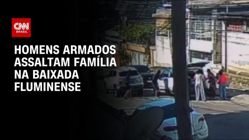 Criminosos armados assaltam família na Baixada Fluminense