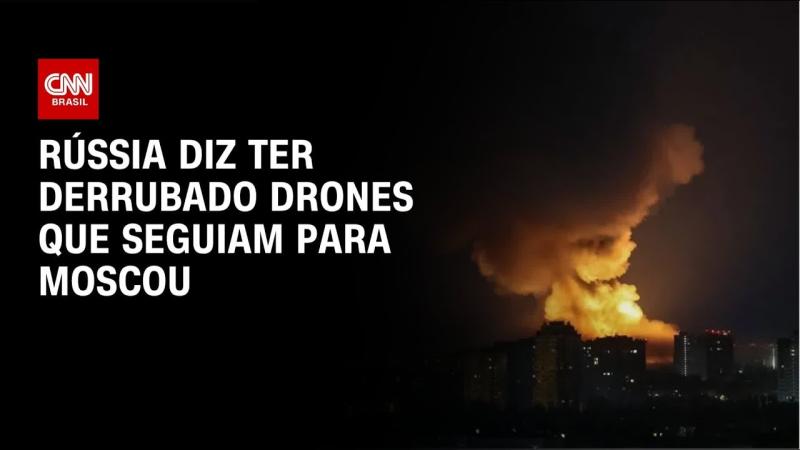 Rússia diz ter derrubado drones ucranianos em nova ofensiva