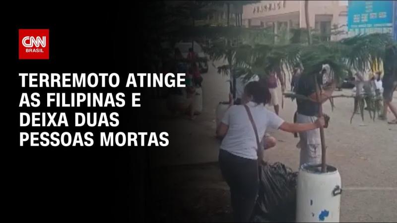Terremoto de magnitude 7,4 deixa duas pessoas mortas nas Filipinas 