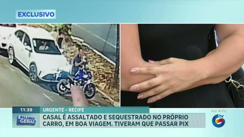  Casal é assaltado e sequestrado no bairro de Boa viagem e são obrigados a transferir dinheiro