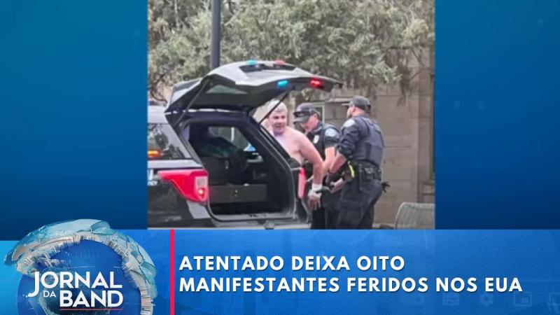 Atentado deixa oito manifestantes feridos nos EUA
