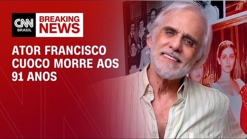 Ator Francisco Cuoco morre aos 91 anos