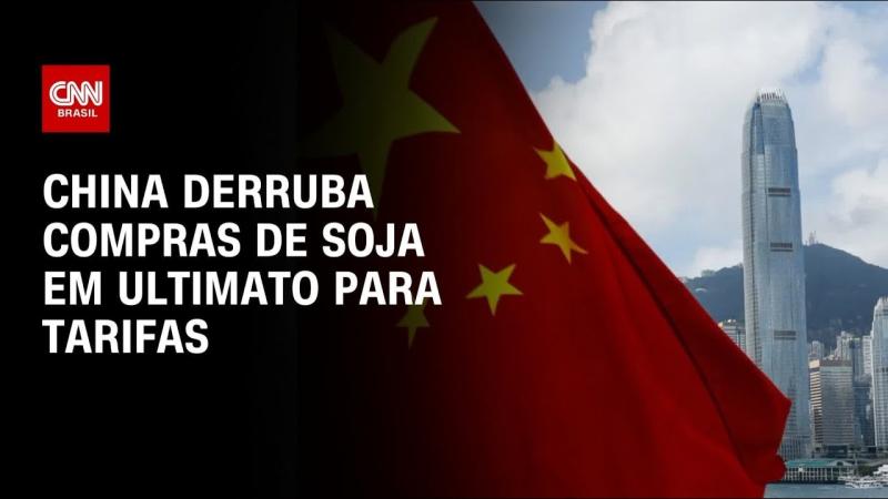 China derruba compras de soja em ultimato para tarifas