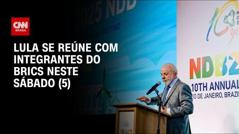 Lula inicia agenda do Brics com reuniões bilaterais no Rio de Janeiro
