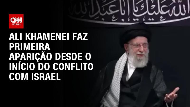 Líder Supremo do Irã faz primeira aparição desde o início do conflito com Israel