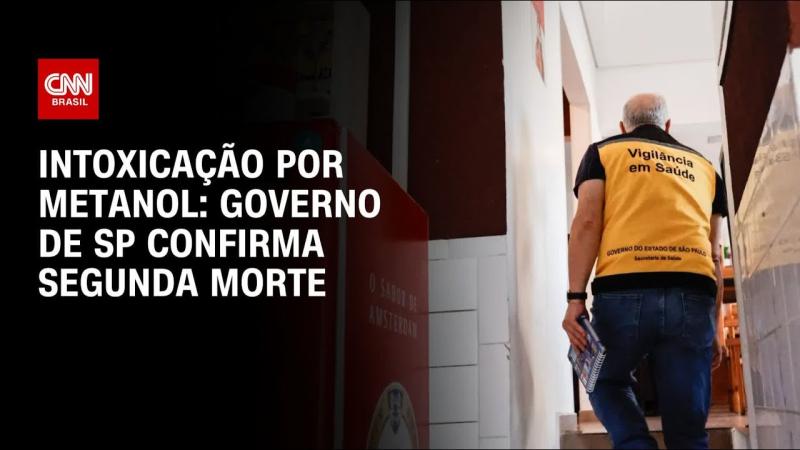 Governo de SP confirma segunda morte por intoxicação com metanol