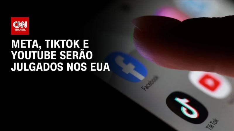 Entenda julgamento que Meta, Tiktok e Youtube enfrentarão nos EUA