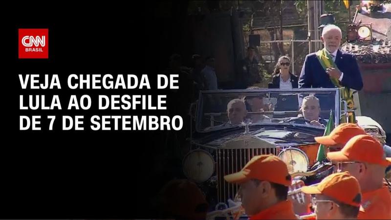 Lula participa de desfile de 7 de Setembro; veja