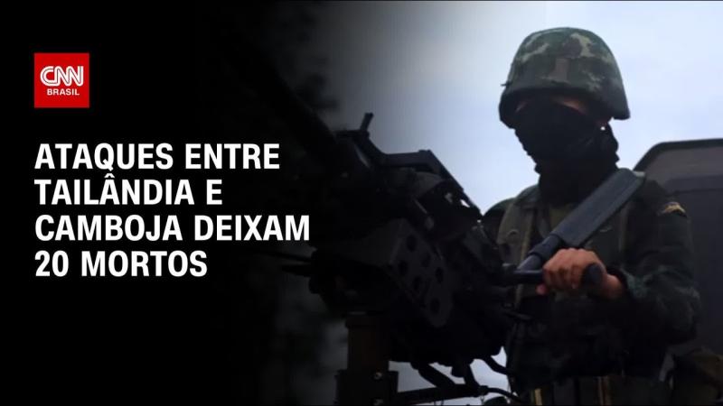 Conflito entre Tailândia e Camboja na fronteira deixa 20 mortos