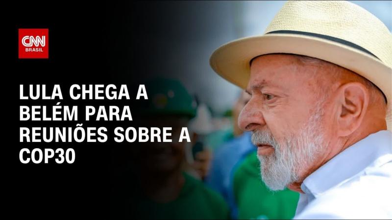 Lula desembarca em Belém neste sábado (1º)