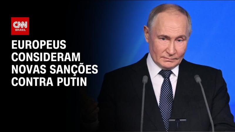 Líderes europeus avaliam novas sanções contra a Rússia