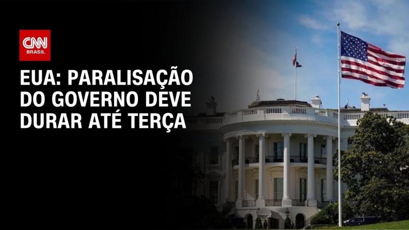Paralisação do governo dos EUA deve durar até terça-feira (3)