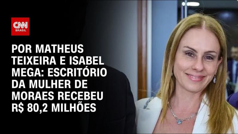 Escritório de mulher de Moraes recebeu R$ 80,2 milhões do Master