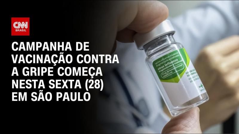  Vacinação contra a gripe é antecipada em São Paulo