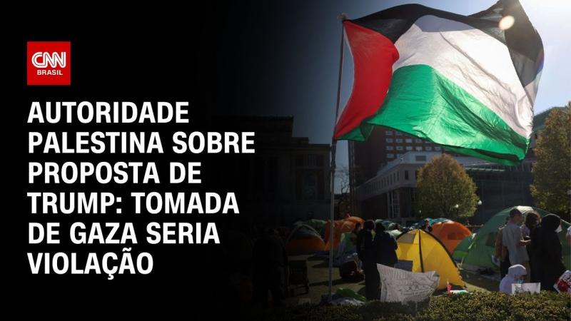 Autoridade palestina sobre proposta de Trump: Tomada de Gaza seria violação 