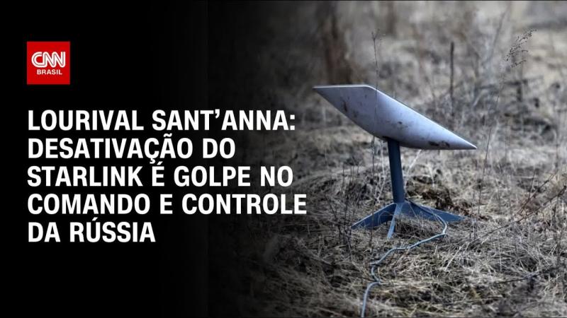 Ucrânia desativa terminais Starlink usados pela Rússia