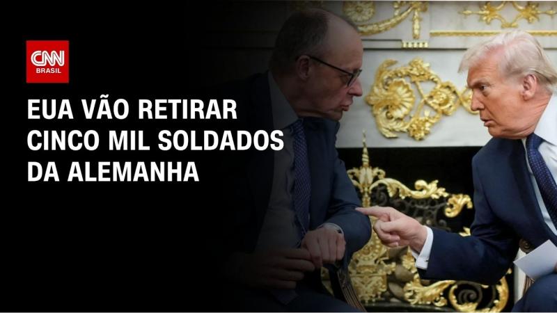 EUA vão retirar 5 mil soldados da Alemanha após atrito com chanceler