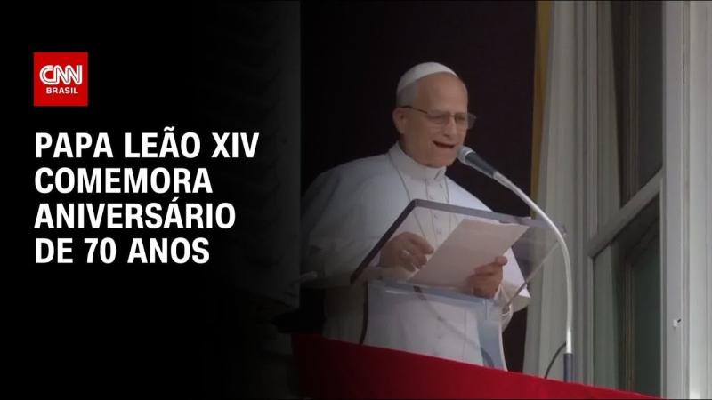 Papa Leão XIV completa 70 anos neste domingo (14)