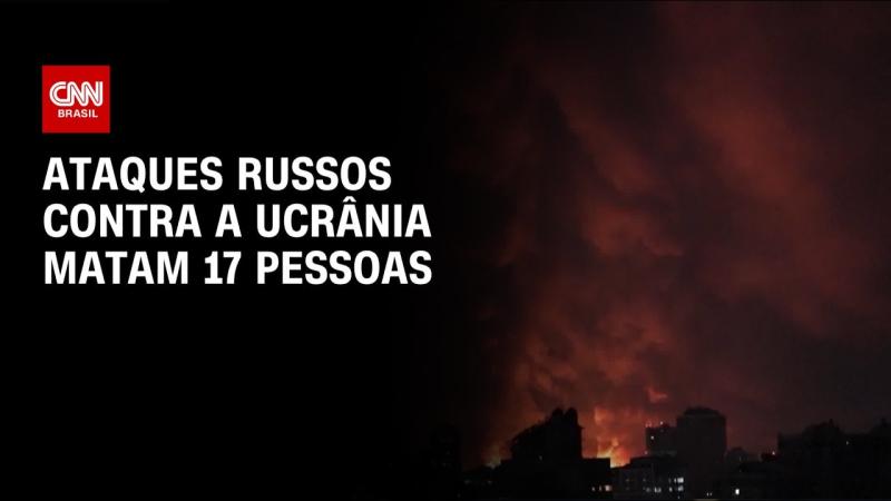 Ataques russos em Kiev deixam ao menos 17 mortos e danificam armazéns