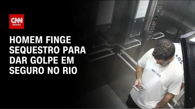 Homem finge sequestro-relâmpago para dar golpe em seguro no Rio