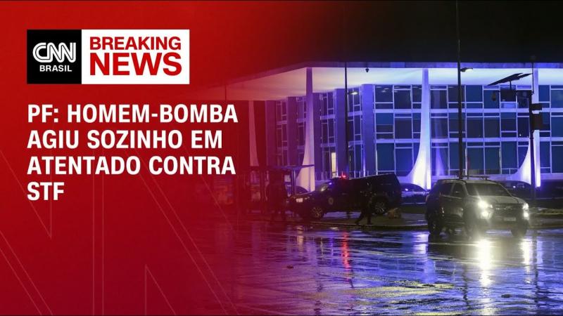 Homem-bomba agiu sozinho em atentado contra STF