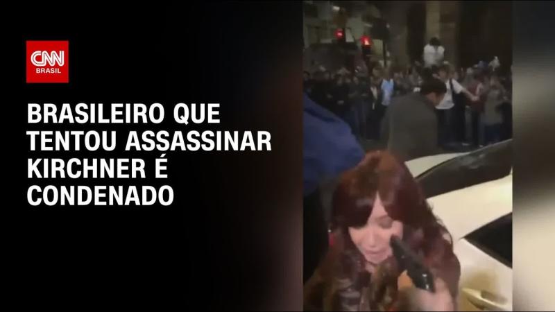 Brasileiro que tentou assassinar Kirchner é condenado a 10 anos de prisão