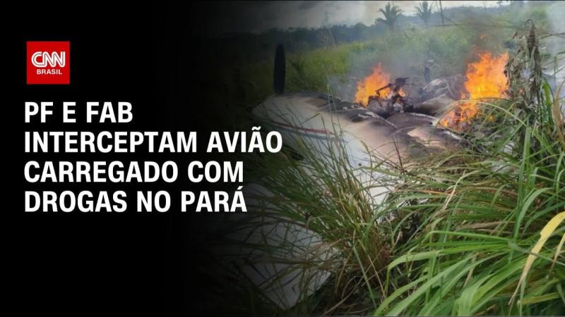 FAB intercepta avião com 200kg de drogas no Pará 