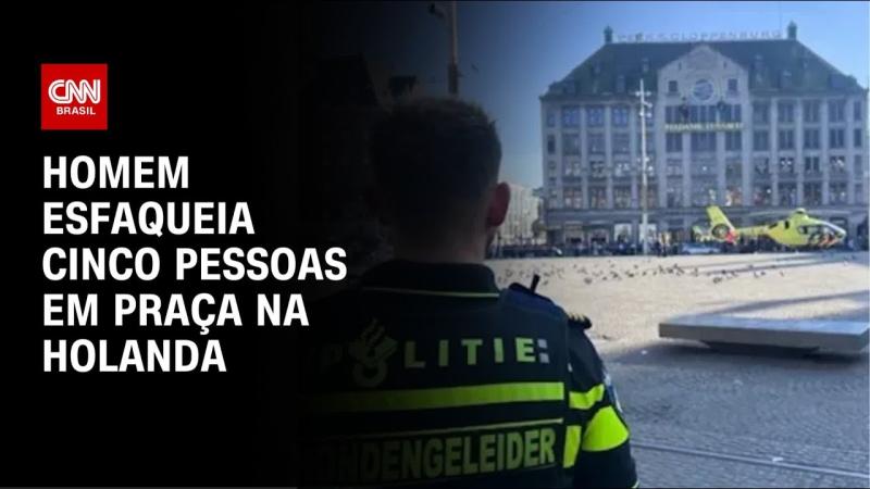  Homem esfaqueia cinco pessoas em Amsterdã 