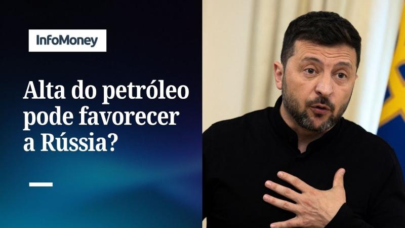 Zelensky afirma que aumento dos preços do petróleo beneficiará a Rússia