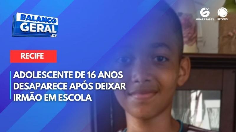 Adolescente de 16 anos desaparece após deixar irmão em escola