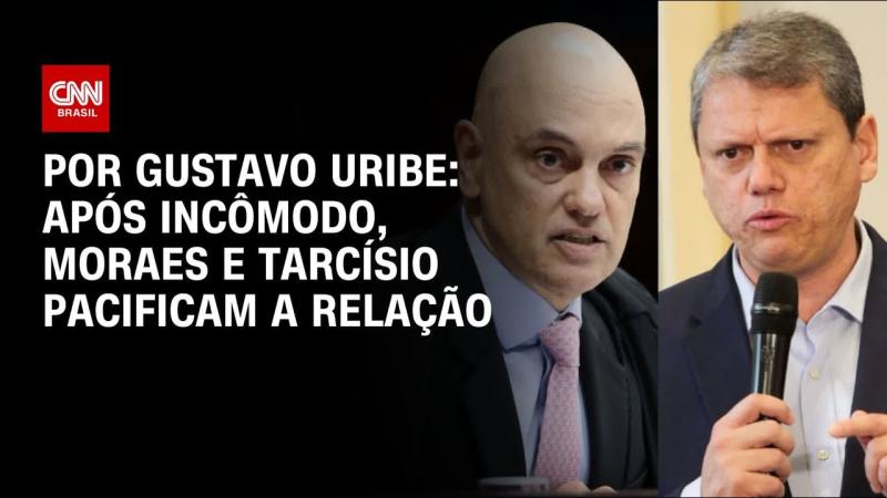 Moraes e Tarcísio pacificam relação após incômodo