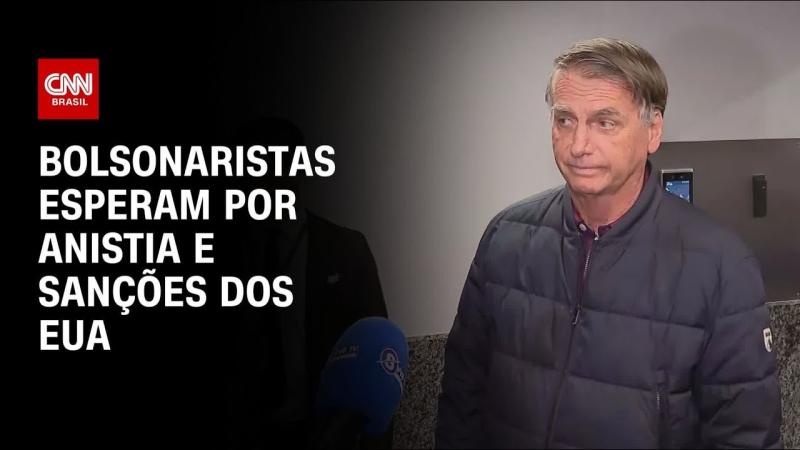 Bolsonaristas esperam por anistia e sanções dos EUA 