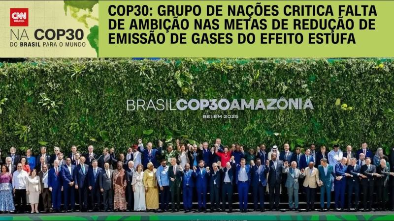 Metas de redução de emissão de gases abrem conflito entre países na COP30