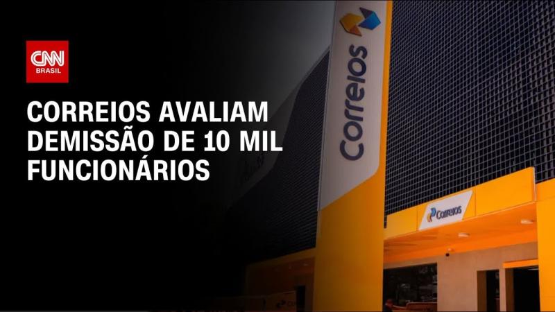 Correios avaliam demissão de 10 mil funcionários para ajustar contas