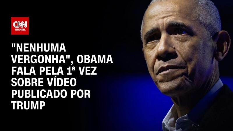 Obama se pronuncia pela 1ª vez sobre vídeo racista publicado por Trump