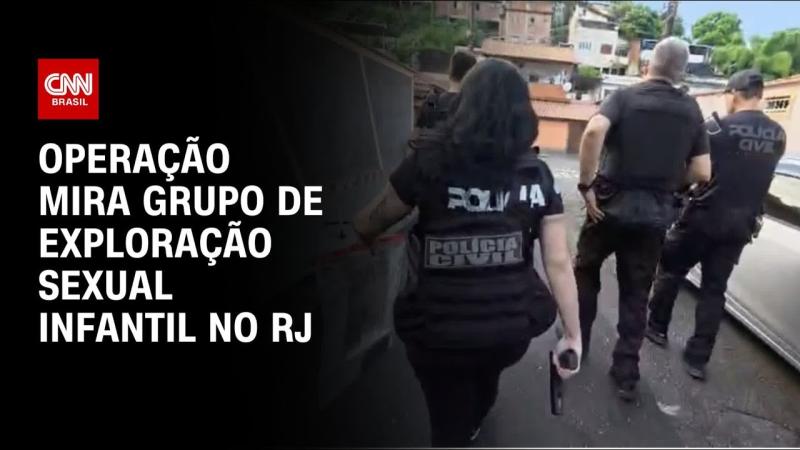  Operação mira grupo online de exploração sexual infantil com alunos do RJ 