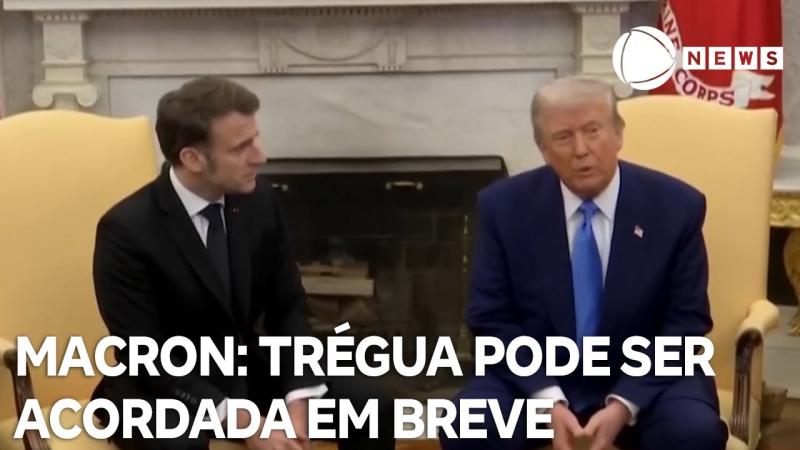 Macron afirma que trégua na Ucrânia pode ser acordada em breve