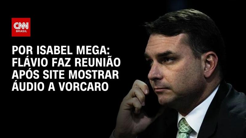 Flávio Bolsonaro faz reunião de emergência após site revelar diálogo com Vorcaro
