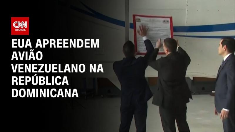 EUA apreendem avião venezuelano na República Dominicana