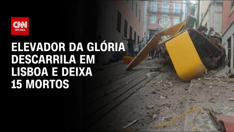 Elevador da Glória descarrila em Lisboa e deixa ao menos 15 mortos