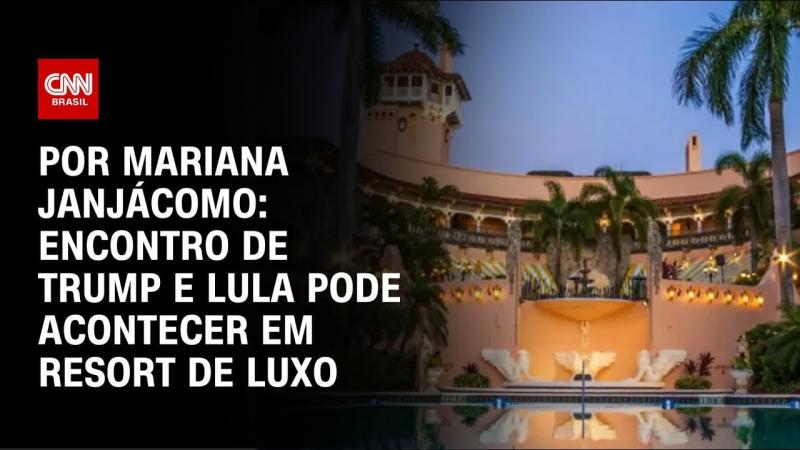 Brasil considera encontro de Lula e Trump em Mar-a-Lago