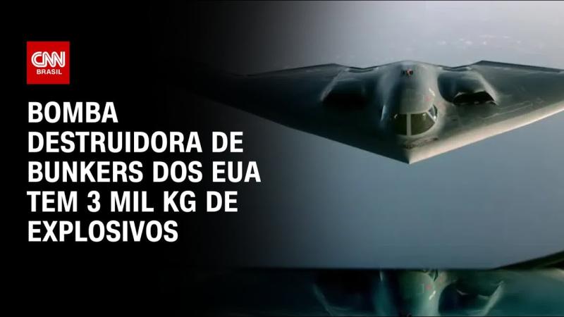 Entenda como funciona a bomba destruidora de bunkers de 3 mil kg de explosivos