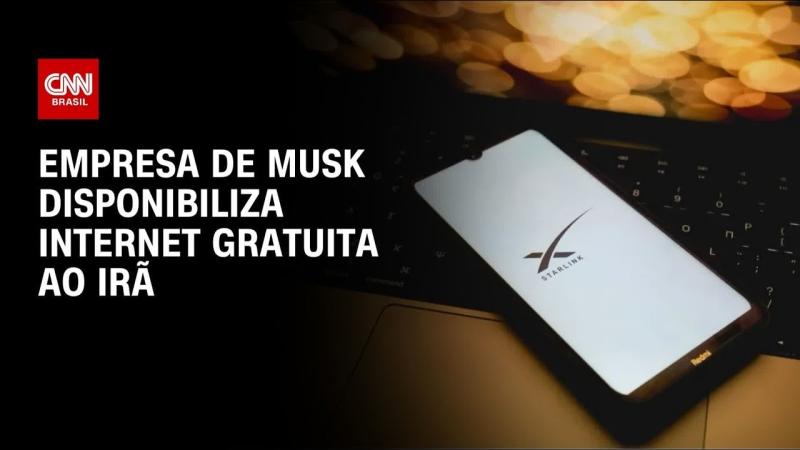  SpaceX disponibiliza internet gratuita ao Irã em meio a bloqueio