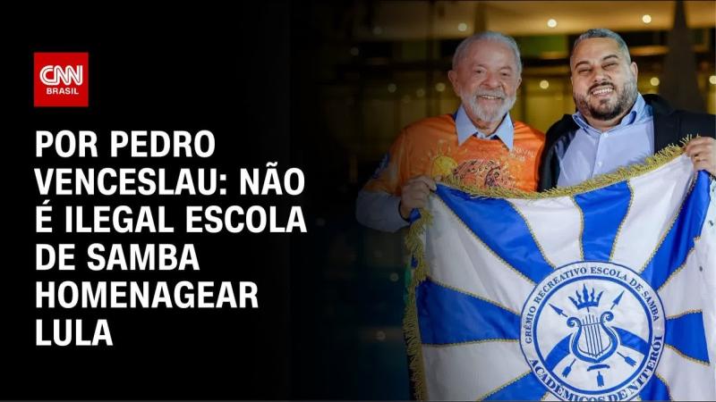 Não é ilegal escola de samba de Niterói homenagear Lula, mas não pode pedir voto