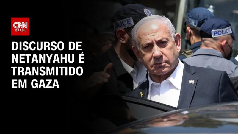 Netanyahu manda colocar alto-falantes para que reféns ouçam seu discurso na ONU
