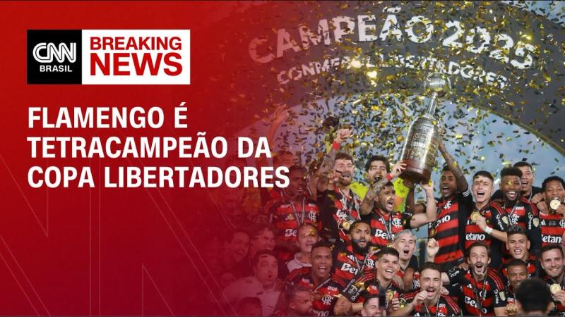 Repórter da CNN comenta final da Libertadores em Lima, no Peru