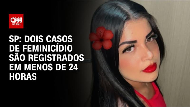  Dois casos de feminicídio são registrados em menos de 24 horas em SP